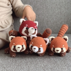 Zeda the red panda amigurumi pattern by Khuc Cay