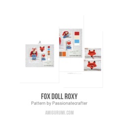 Fox Doll Roxy amigurumi pattern by Passionatecrafter