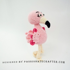 Merry the flamingo amigurumi by Passionatecrafter