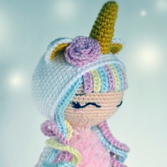 Aurora amigurumi pattern by P'tite Peste