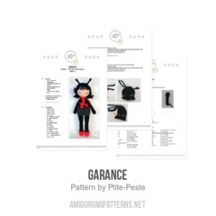 Garance amigurumi pattern by P'tite Peste