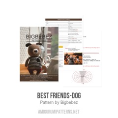 Best Friends-Dog amigurumi pattern by Bigbebez