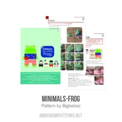 Minimals-Frog amigurumi pattern by Bigbebez
