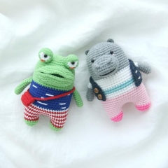 Minimals - Hippo amigurumi pattern by Bigbebez