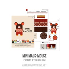 Minimals-Mouse amigurumi pattern by Bigbebez