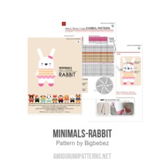 Minimals-Rabbit amigurumi pattern by Bigbebez