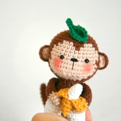 My chubby pet - Monkeys amigurumi by Bigbebez