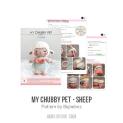 My chubby pet - Sheep amigurumi pattern by Bigbebez