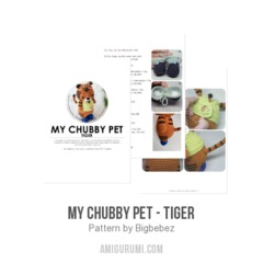 My chubby pet - Tiger amigurumi pattern by Bigbebez