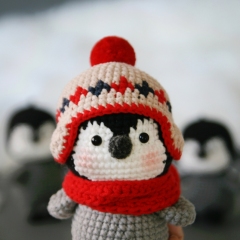 Pingi the baby penguin amigurumi pattern by Bigbebez