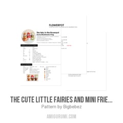 The cute little fairies and mini friends   amigurumi pattern by Bigbebez