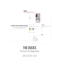 The ducks amigurumi pattern by Bigbebez