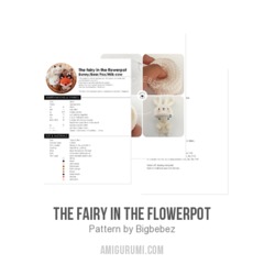 The fairy in the flowerpot amigurumi pattern by Bigbebez