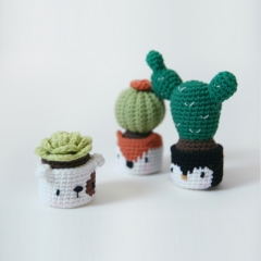 cactus in the facepot amigurumi by Bigbebez