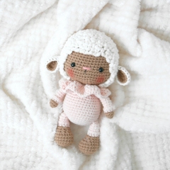 Sheep in pajamas amigurumi by Bigbebez