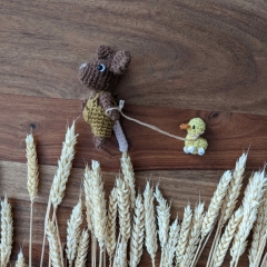 Baby mouse + clothes & toys amigurumi pattern by La Fabrique des Songes