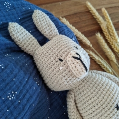 Barry the chubby bunny amigurumi pattern by La Fabrique des Songes