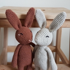 Basile the blissful bunny amigurumi pattern by La Fabrique des Songes