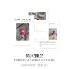 Brunehilde amigurumi pattern by La Fabrique des Songes