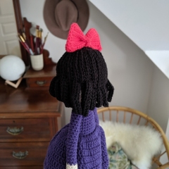 Little witch girl amigurumi by La Fabrique des Songes