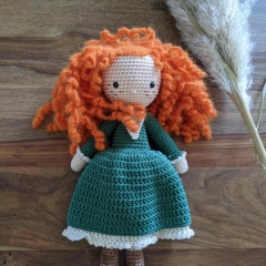 Merida, the scottish princess amigurumi by La Fabrique des Songes