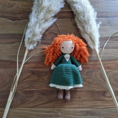 Merida, the scottish princess amigurumi pattern by La Fabrique des Songes