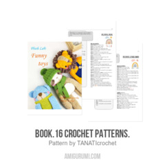 Plush lab BOOK. 16 crochet patterns amigurumi pattern by TANATIcrochet