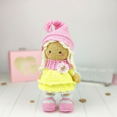 Best friend Doll Miley amigurumi pattern by TANATIcrochet