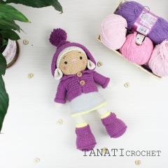 Best friend NINA the Lamb amigurumi pattern by TANATIcrochet