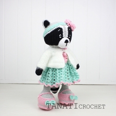 Best friend TINA the Raccoon amigurumi pattern by TANATIcrochet