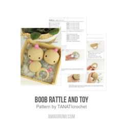 Boob Rattle and Toy amigurumi pattern by TANATIcrochet
