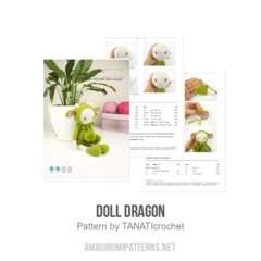 DOLL Dragon amigurumi pattern by TANATIcrochet