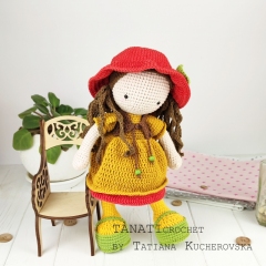 Doll Annette amigurumi pattern by TANATIcrochet