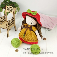 Doll Annette amigurumi pattern by TANATIcrochet