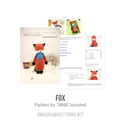 Fox amigurumi pattern by TANATIcrochet