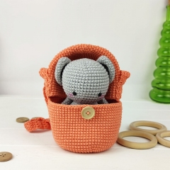 Hatching Bag & Bat amigurumi pattern by TANATIcrochet