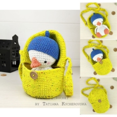 Hatching Bag and Goose amigurumi pattern by TANATIcrochet
