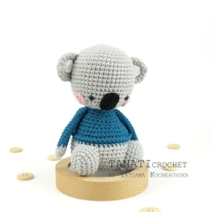 Hatching bag & Koala amigurumi by TANATIcrochet