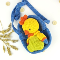 Hatching bag & Rooster amigurumi pattern by TANATIcrochet