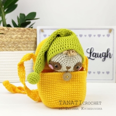 Hatching bag & Sloth amigurumi pattern by TANATIcrochet