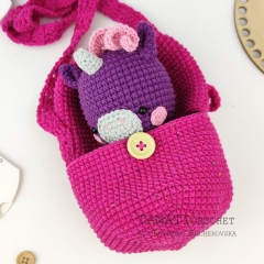 Hatching bag & Unicorn amigurumi pattern by TANATIcrochet