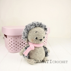 Little HEDGEHOG amigurumi by TANATIcrochet