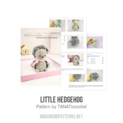 Little HEDGEHOG amigurumi pattern by TANATIcrochet