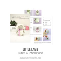 Little LAMB amigurumi pattern by TANATIcrochet