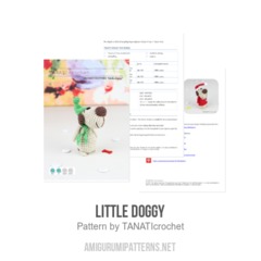 Little doggy amigurumi pattern by TANATIcrochet