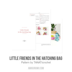 Little friends BOOK.19 crochet patterns amigurumi pattern by TANATIcrochet