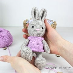 Mini Bunny amigurumi pattern by TANATIcrochet
