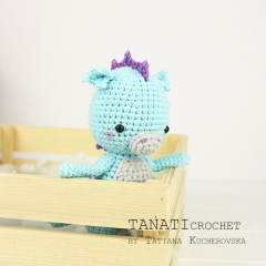 Mini Dragon amigurumi pattern by TANATIcrochet