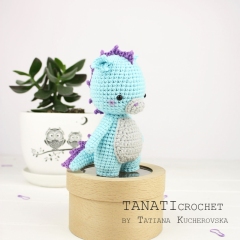 Mini Dragon amigurumi pattern by TANATIcrochet