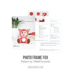 Photo Frame FOX amigurumi pattern by TANATIcrochet